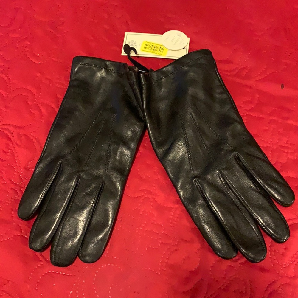 Fownes Brothers Leather Cashmere Lined Gloves XL